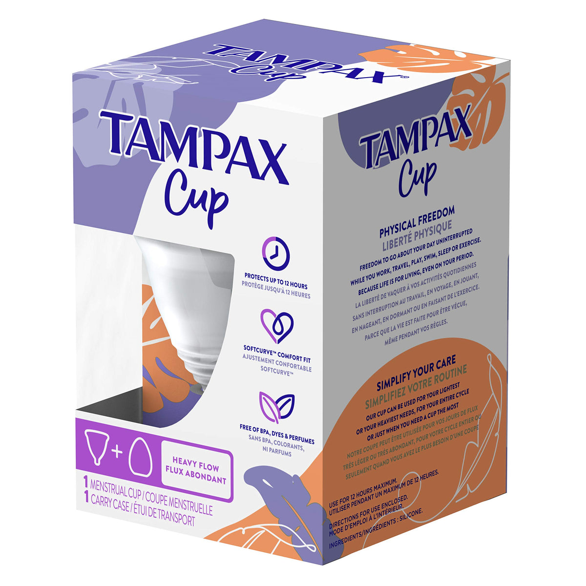 TAMPAX CUP 3X4X1 HEAVY FLOW 1X CA