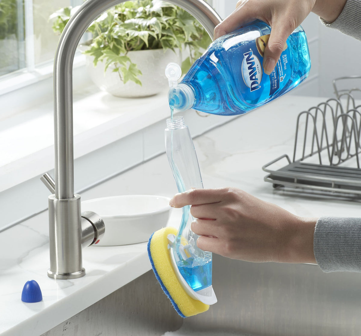 Dawn Non-Scratch Fillable Dishwand