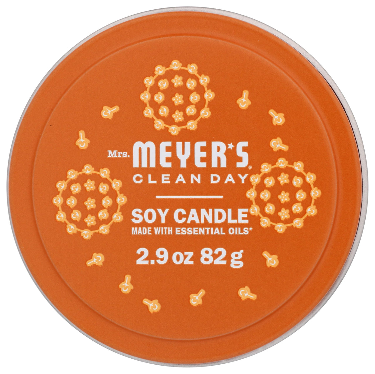 MRS MEYER'S Orange Clove Tin Candle, 2.9 OZ