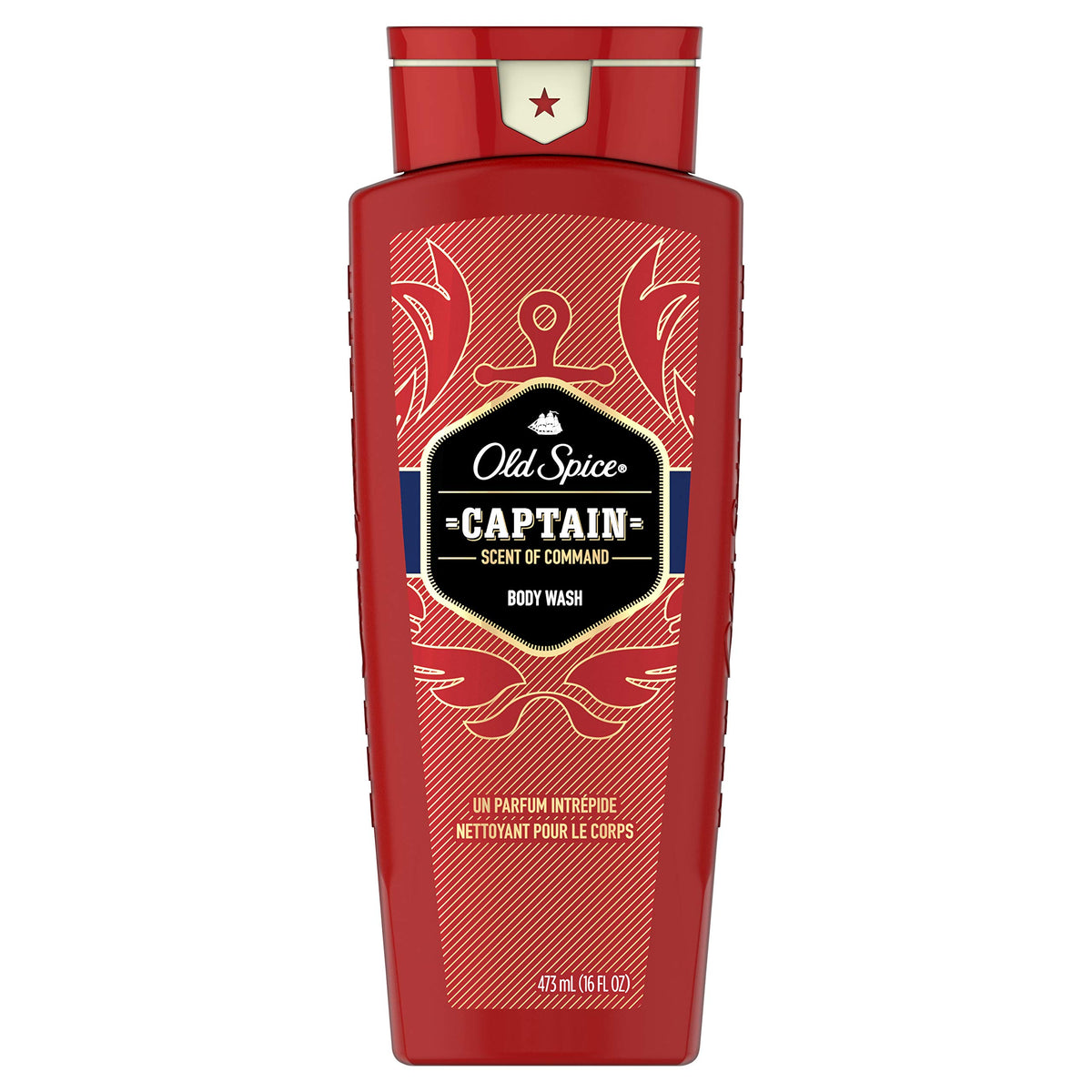 Old Spice Red Collection Body Wash for Men, Captain, 16 oz