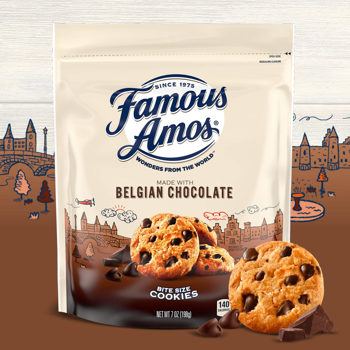 Famous Amos, Belgian Chocolate, 7 Ounce
