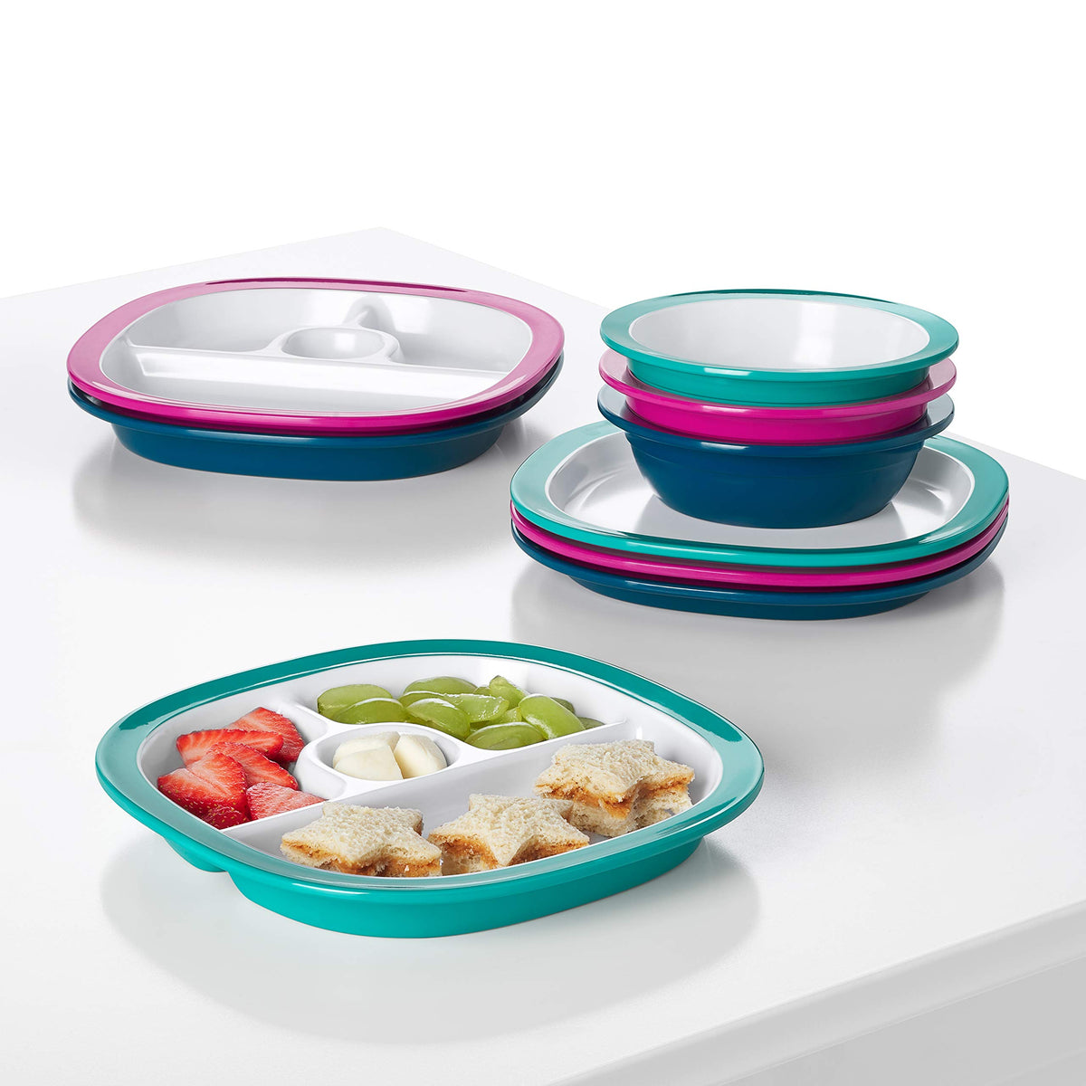OXO Tot Melamine Bowl, Pink