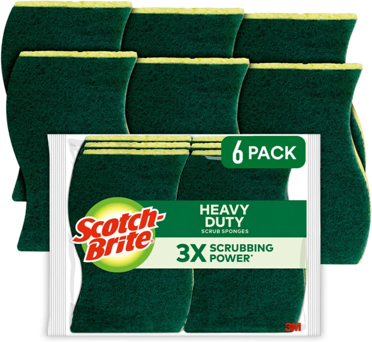 Scotch Brite H/dty Sponge 9 pk product image 1