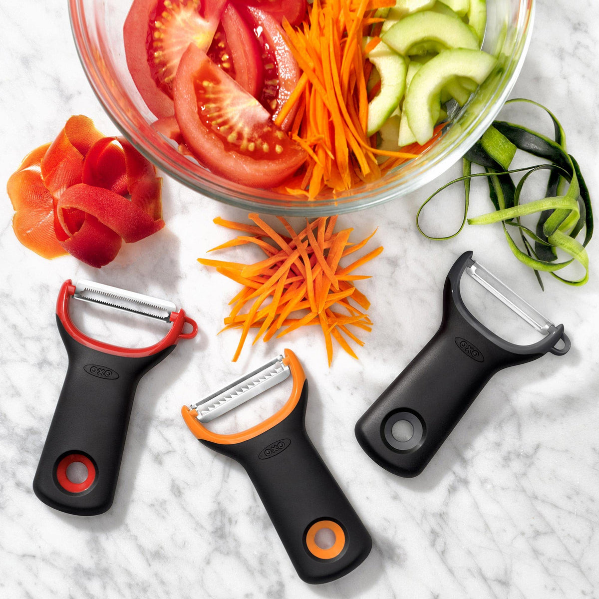 OXO Good Grips 3 Piece Assorted Prep Y-Peeler Set