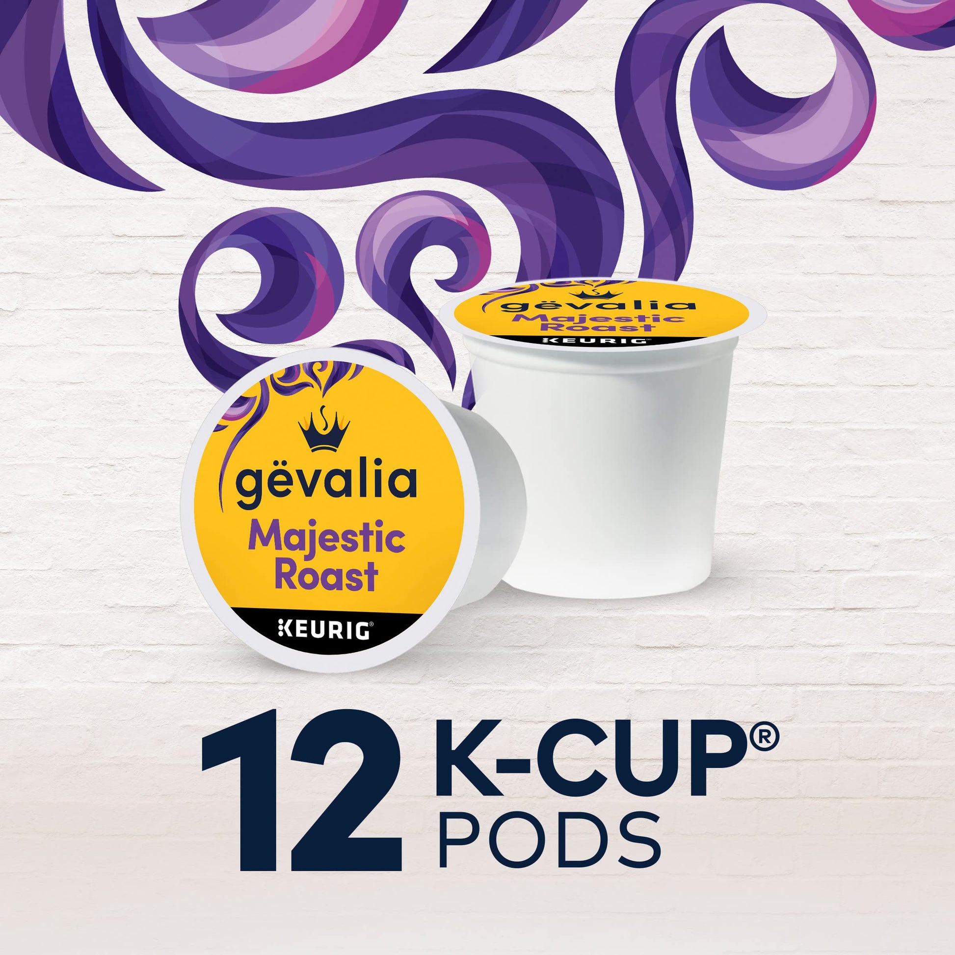 Gevalia Majestic Roast Bold Dark Roast Kâ€Cup Coffee Pods, 12 ct. Box