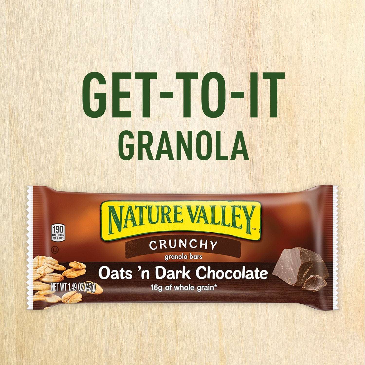 Nature Valley Granola Bars, Crunchy, Oats and Dark Chocolate, 12 Count (Pack of 6)