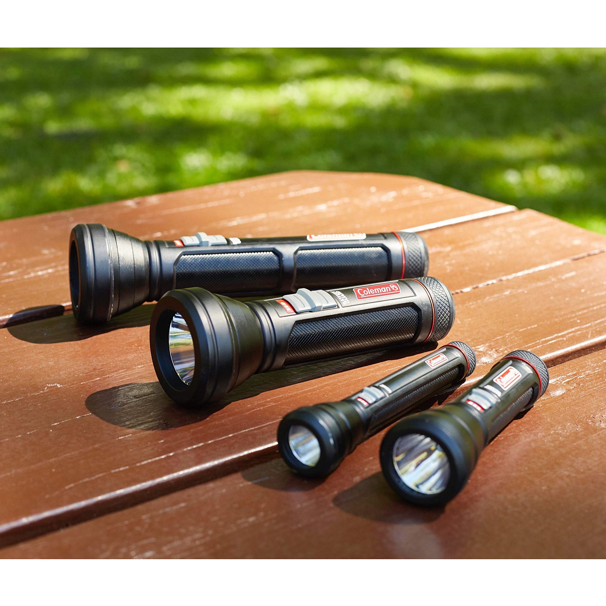 Coleman 625 Lumens LED Flashlight with Enhanced Battery Protection, Water-Resistant, Batteries Last up to 25% Longer Than Other Flashlights, Great for Camping, Power Outage, Emergencies, & More