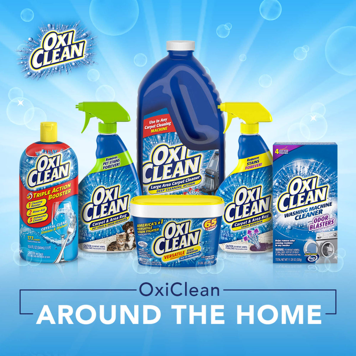 OxiClean Triple Action Dishwashing Booster, 18.4 oz.