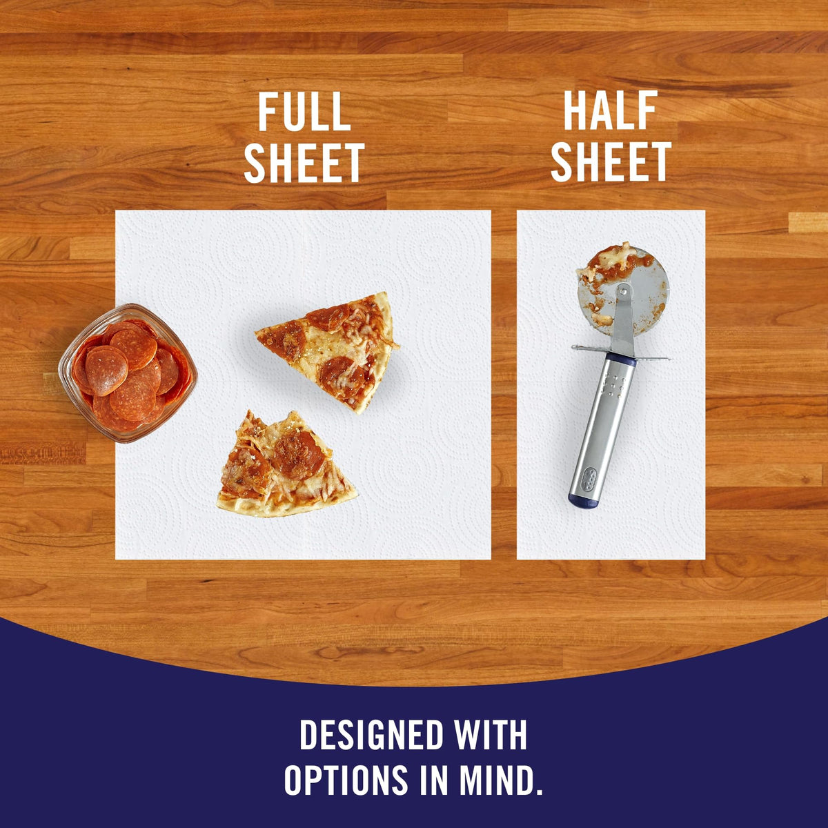 Sparkle Pick-A-Size Paper Towels, 3 Triple Rolls = 9 Regular Rolls, Everyday Value Paper Towel With Full And Half Sheets