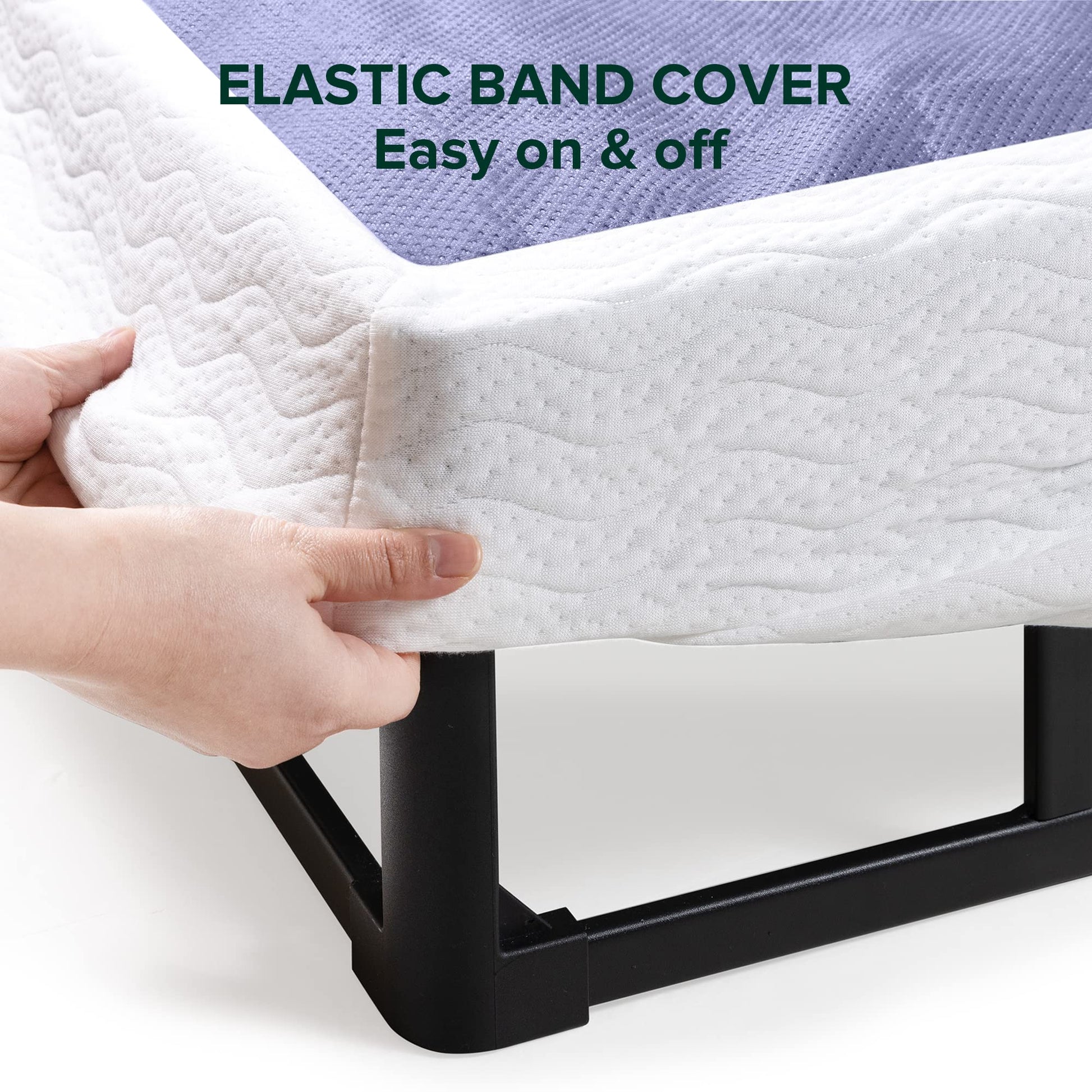 ZINUS 7 Inch Metal Smart Box Spring with Quick Assembly, Mattress Foundation, Strong Metal Frame, Easy Assembly, California King
