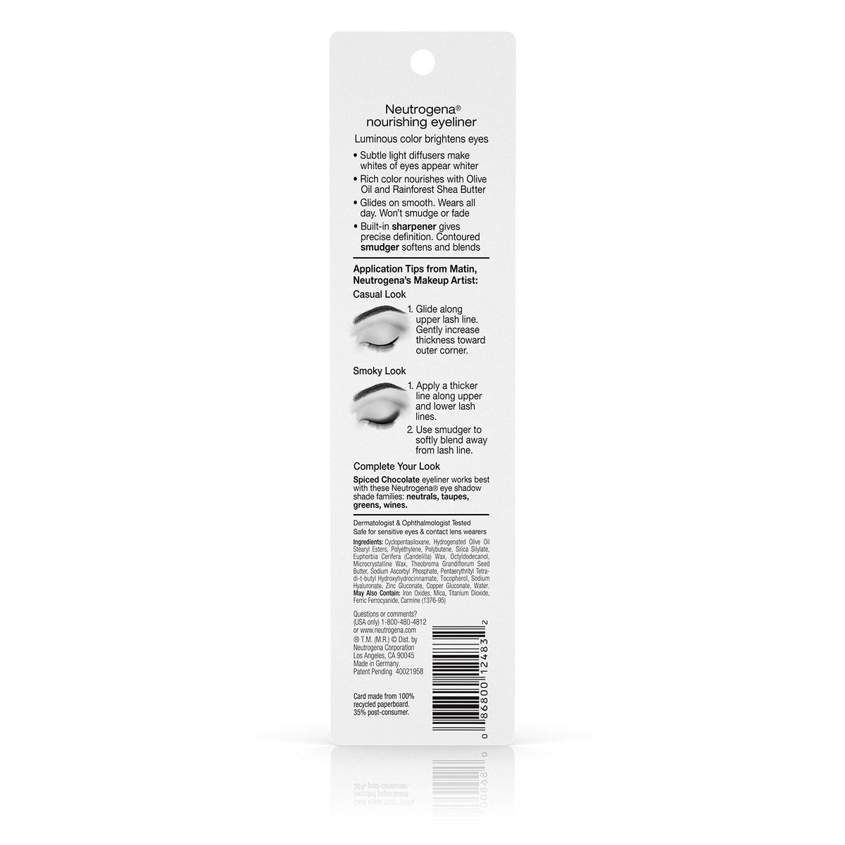 Neutrogena Nourishing Eye Liner, Spiced Chocolate [30], 0.01 oz