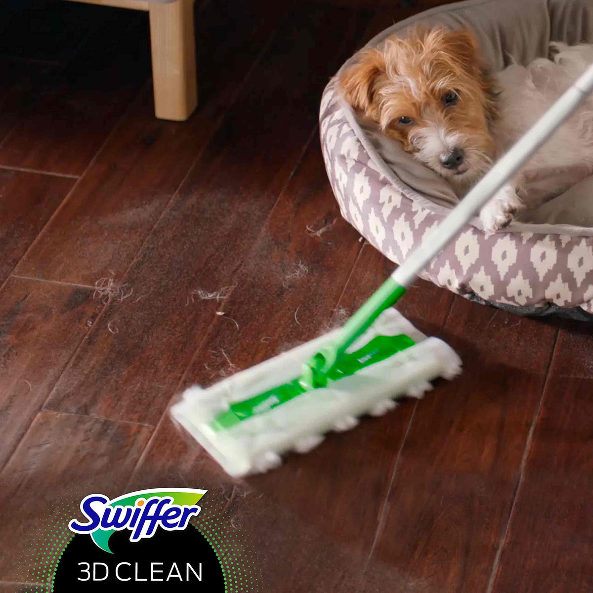 Swiffer 3D Dust Catcher Mop Starter Kit 4 Dry Wipes/2 Wet Wipes