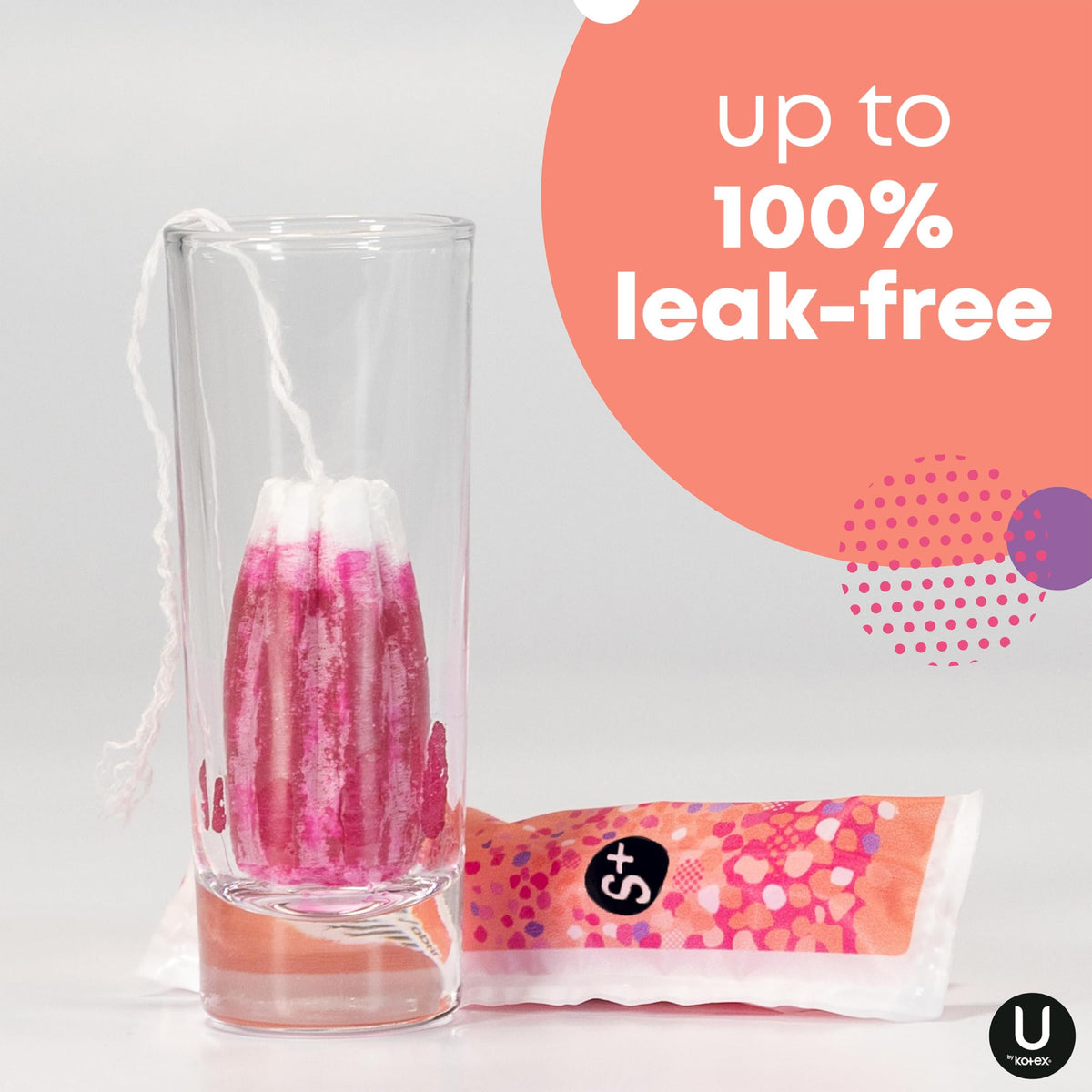 U by Kotex Tampons, Click Compact, Super Plus Absorbency, Unscented, 45 Count