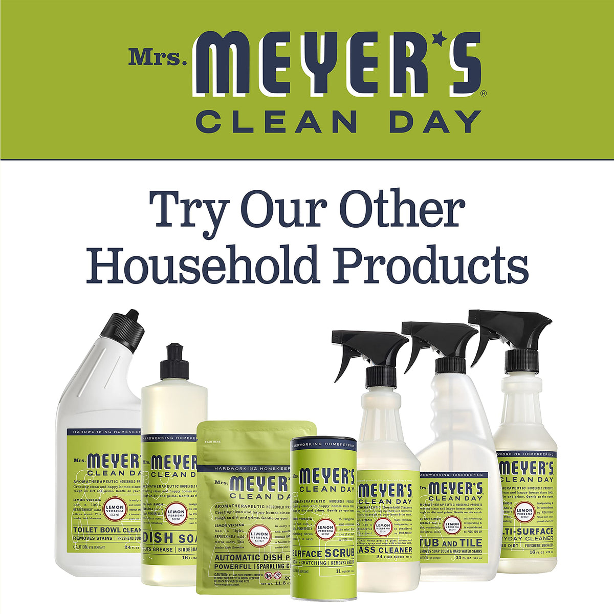 Mrs Meyer'S Lemon Verbena Multi Surface Concentrate, 32 Fz