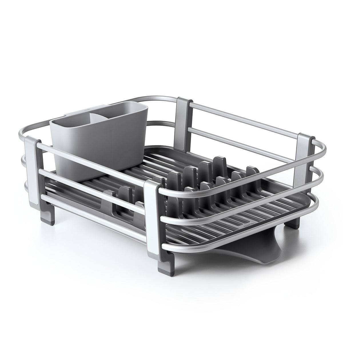 OXO Good Grips Aluminum Dish Rack, Gray
