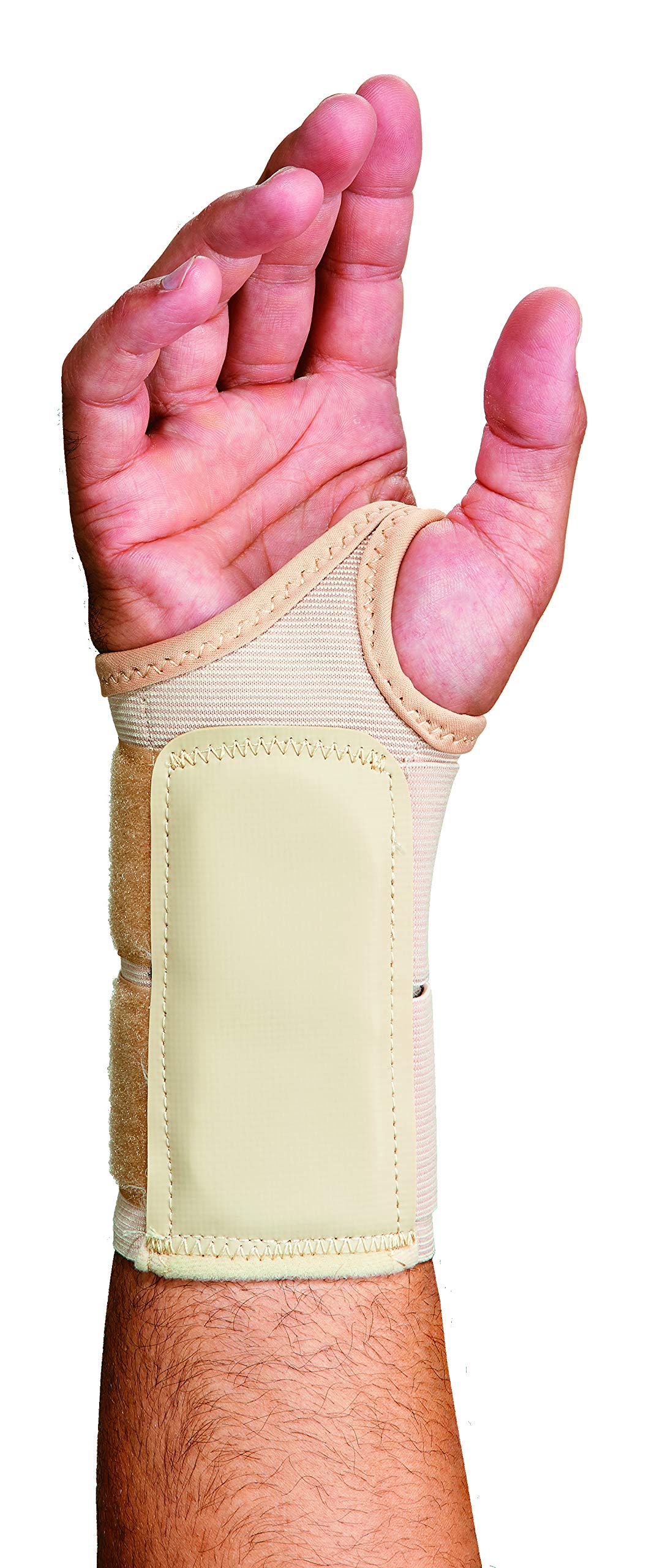 Ergodyne ProFlex 4010 Double-Strap Left Wrist Support, Tan, Large