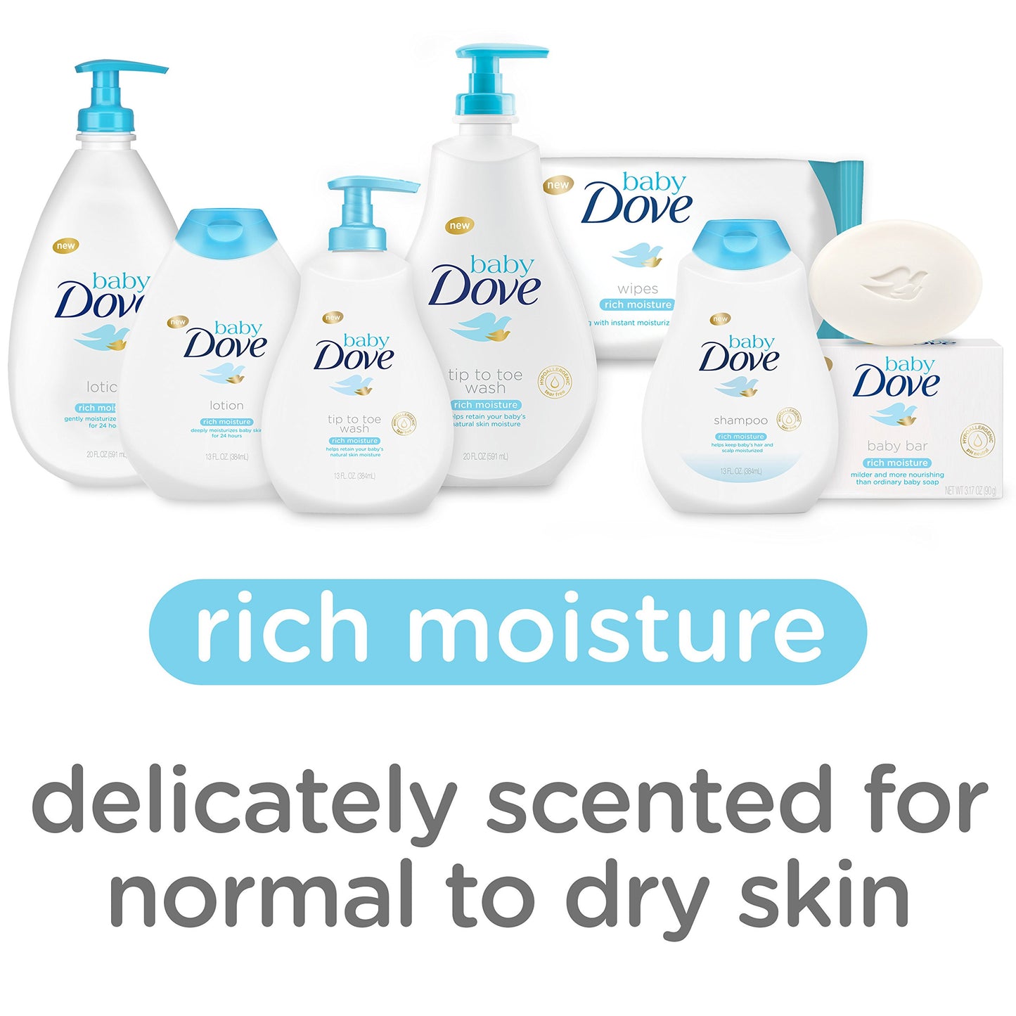 Baby Dove Tear FreeShampoo, Rich Moisture, 13 oz