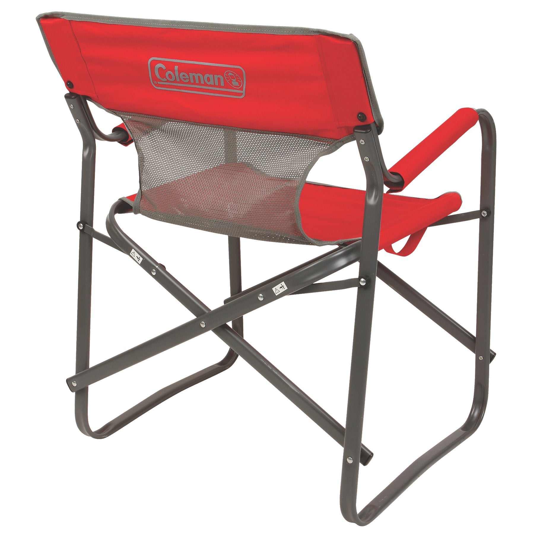Coleman Outpost Breeze Folding Camping Chair with Cooling Mesh Back, Portable Outdoor Chair Supports up to 300lbs