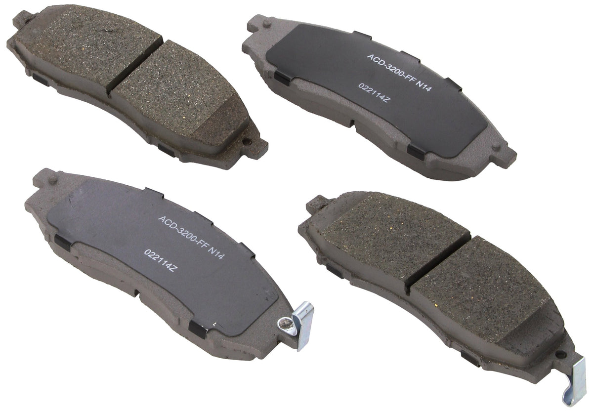 ACDelco Silver 14D830CH Ceramic Front Disc Brake Pad Set