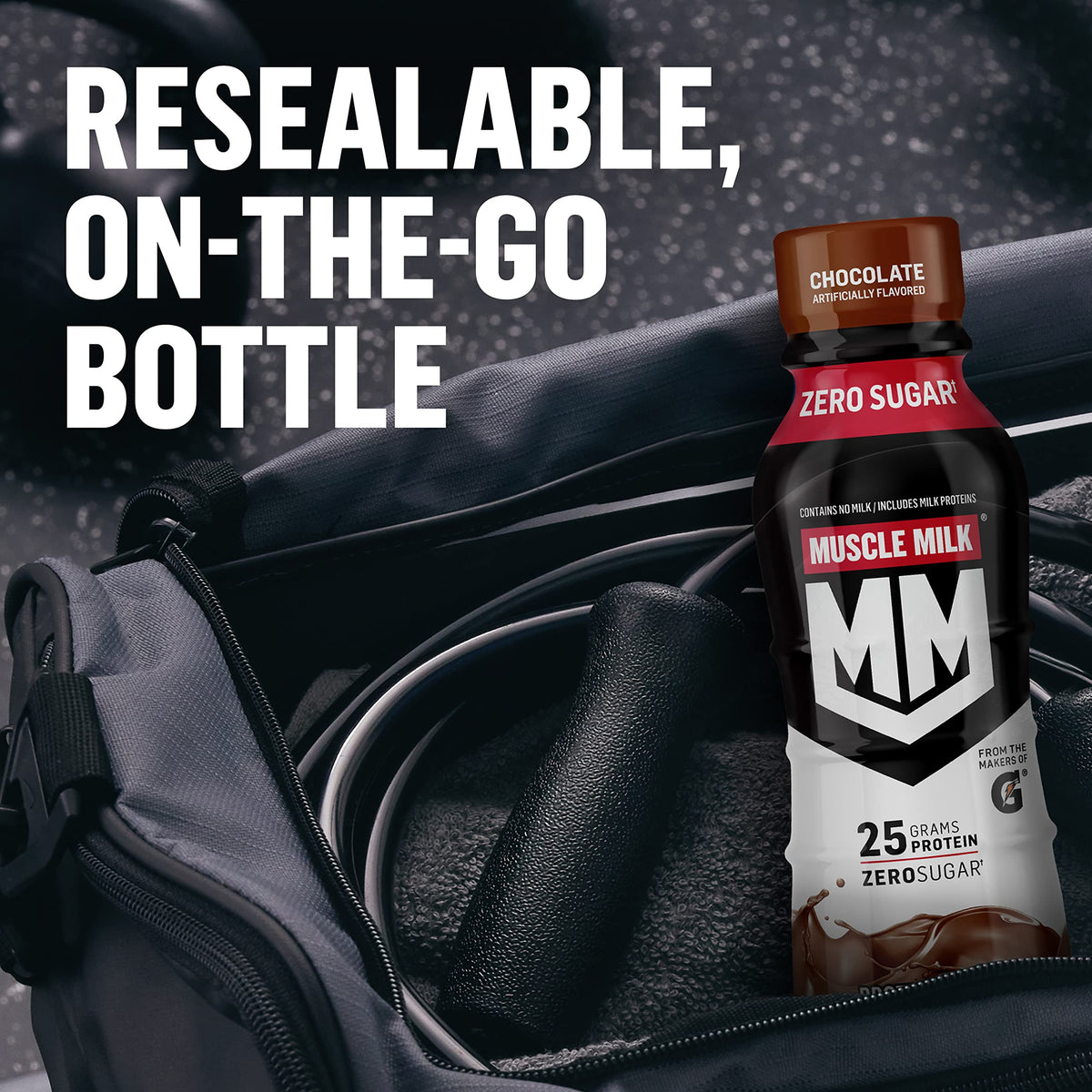 Muscle Milk Genuine Liquid Protein Shake, Vanilla CrÃ¨me, 25g Protein, 14 Fl Oz Bottle, 12 Pack