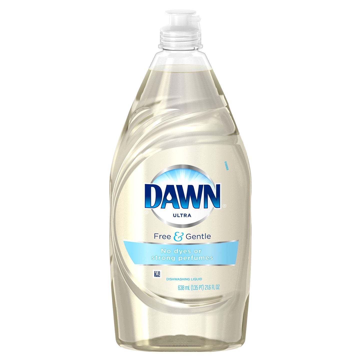 Dawn Free & Gentle Dishwashing Liquid Dish Soap, Sparkling Mist, 21.6 Oz (Pack of 2)