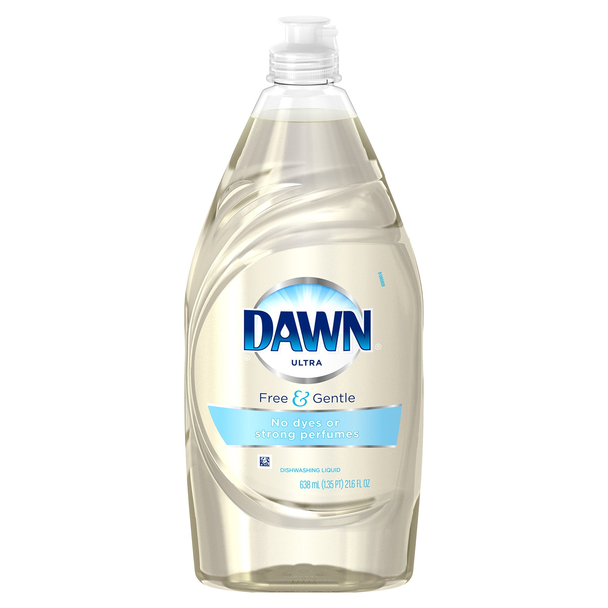 Dawn Free & Gentle Dishwashing Liquid Dish Soap, Sparkling Mist, 21.6 Oz (Pack of 2)