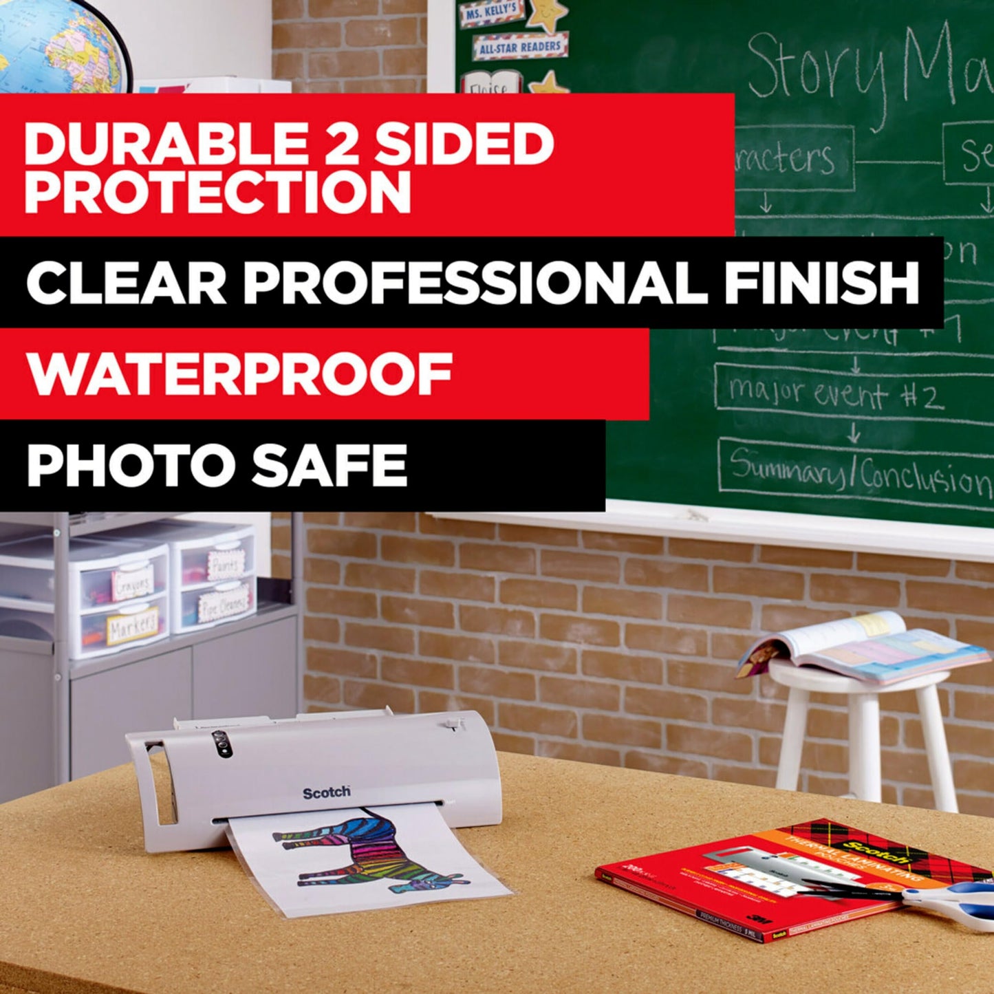 Scotch Thermal Laminating Pouches Premium Quality, 5 Mil Thick for Extra Protection, 20 Pack Business Card Size Laminating Sheets, Our Most Durable Lamination Pouch, 2.3 x 3.7 inches (TP5851-20)
