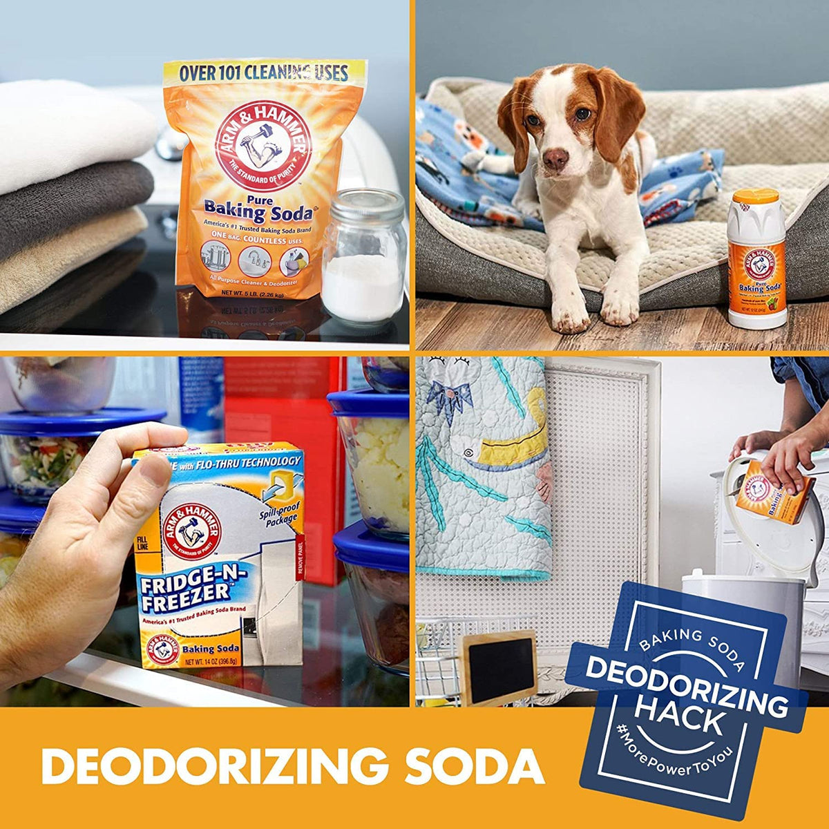 Arm & Hammer Baking Soda, 16 Oz ,Pack of 2