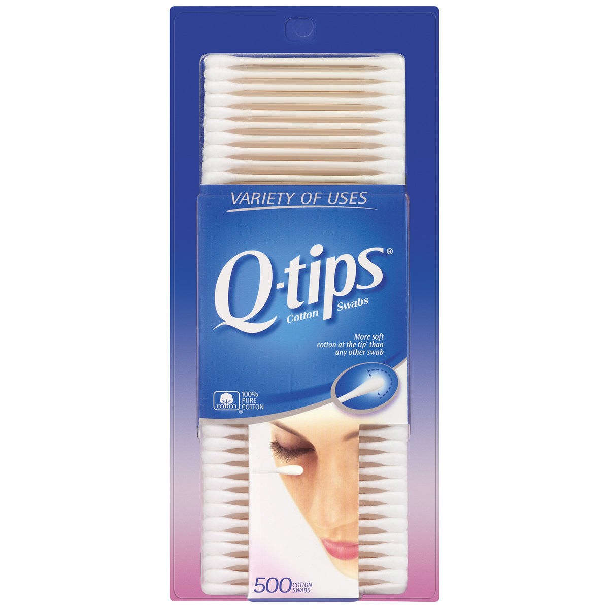 Q-tips Cotton Swabs 500 count 4 Pack