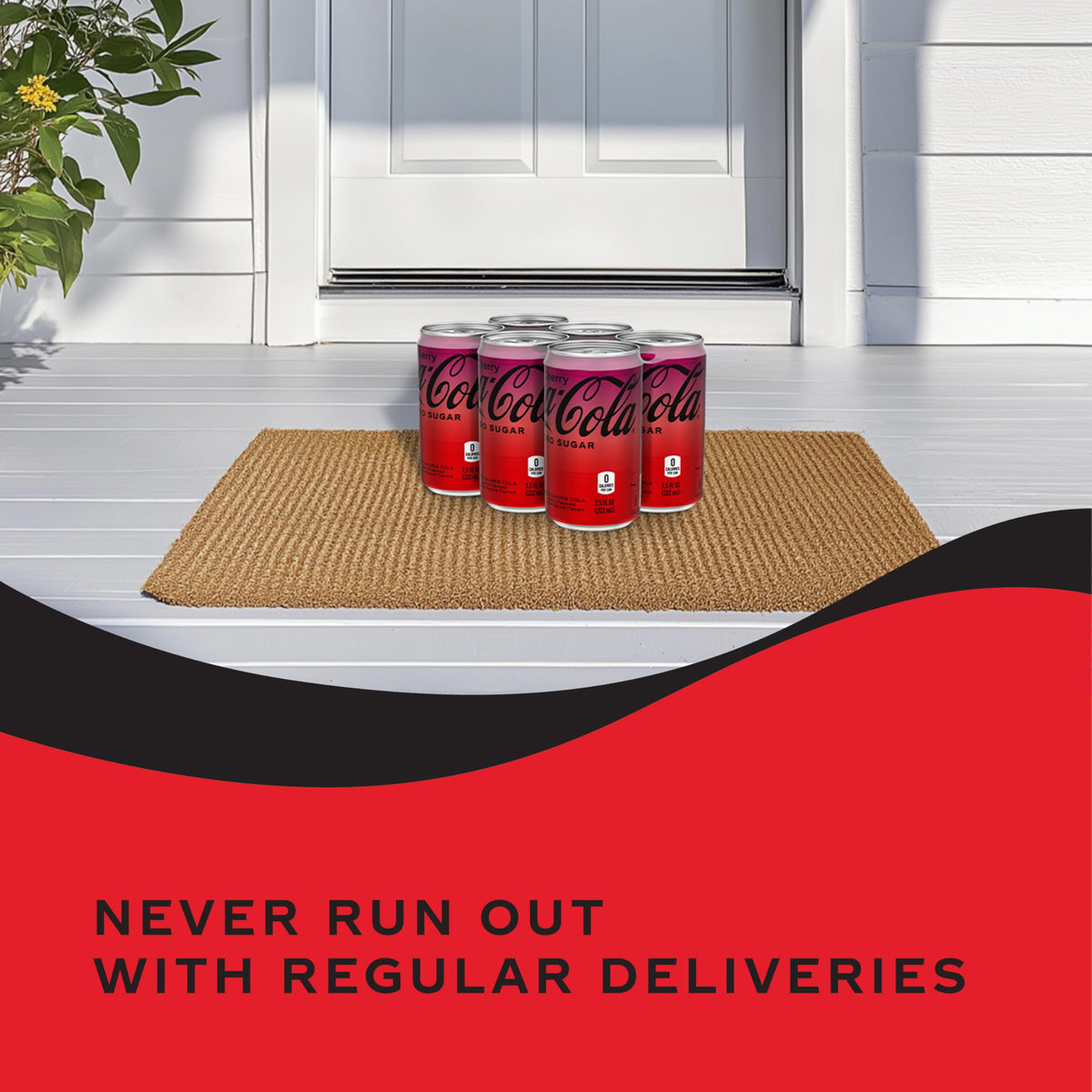 Coca-Cola Cherry Zero, 7.5 Fl oz (Pack Of 6)