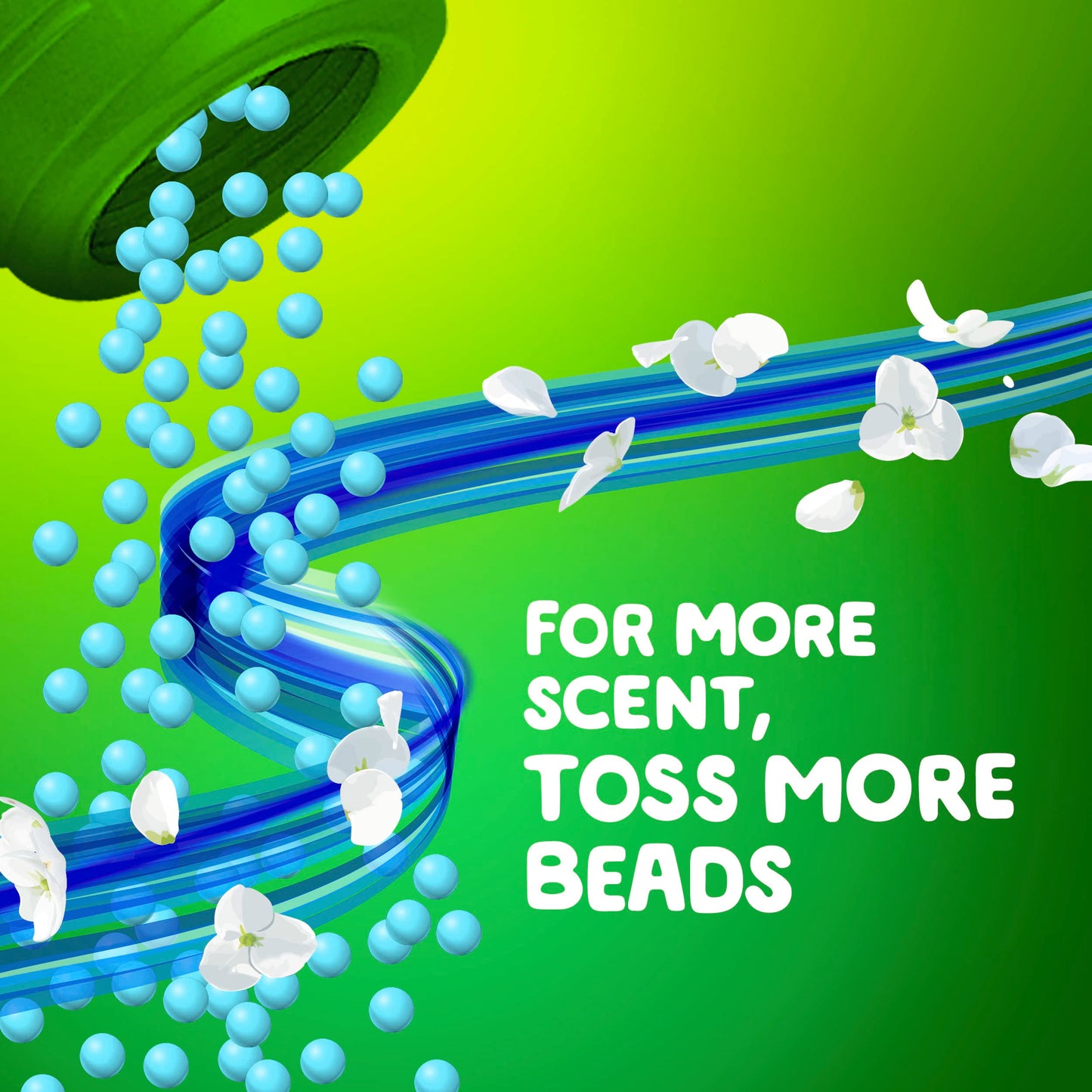 Gain Fireworks In-Wash Scent Booster Beads, Blissful Breeze, 12.2 oz