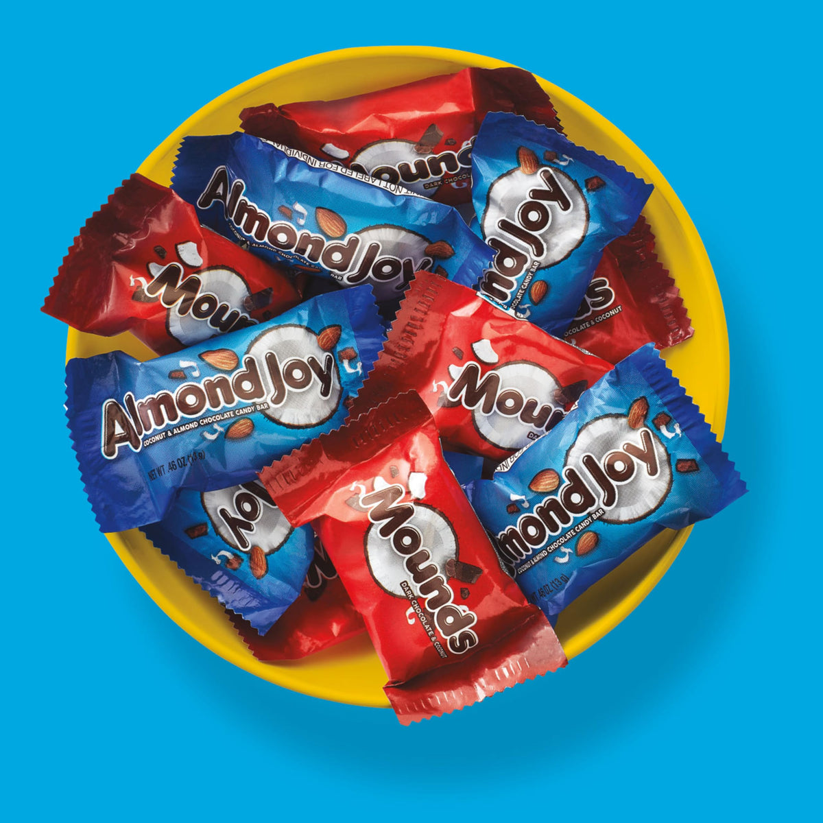 ALMOND JOY and MOUNDS Assorted Flavored Miniature, Candy Party Pack, 32.1 oz