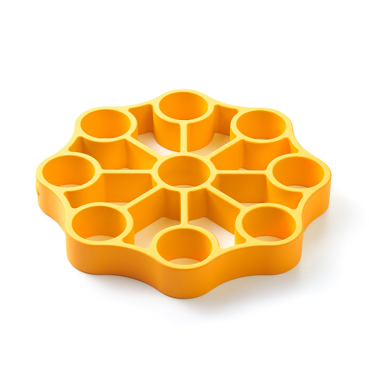 OXO Good Grips Silicone Egg Rack â€“ One Size,Yellow