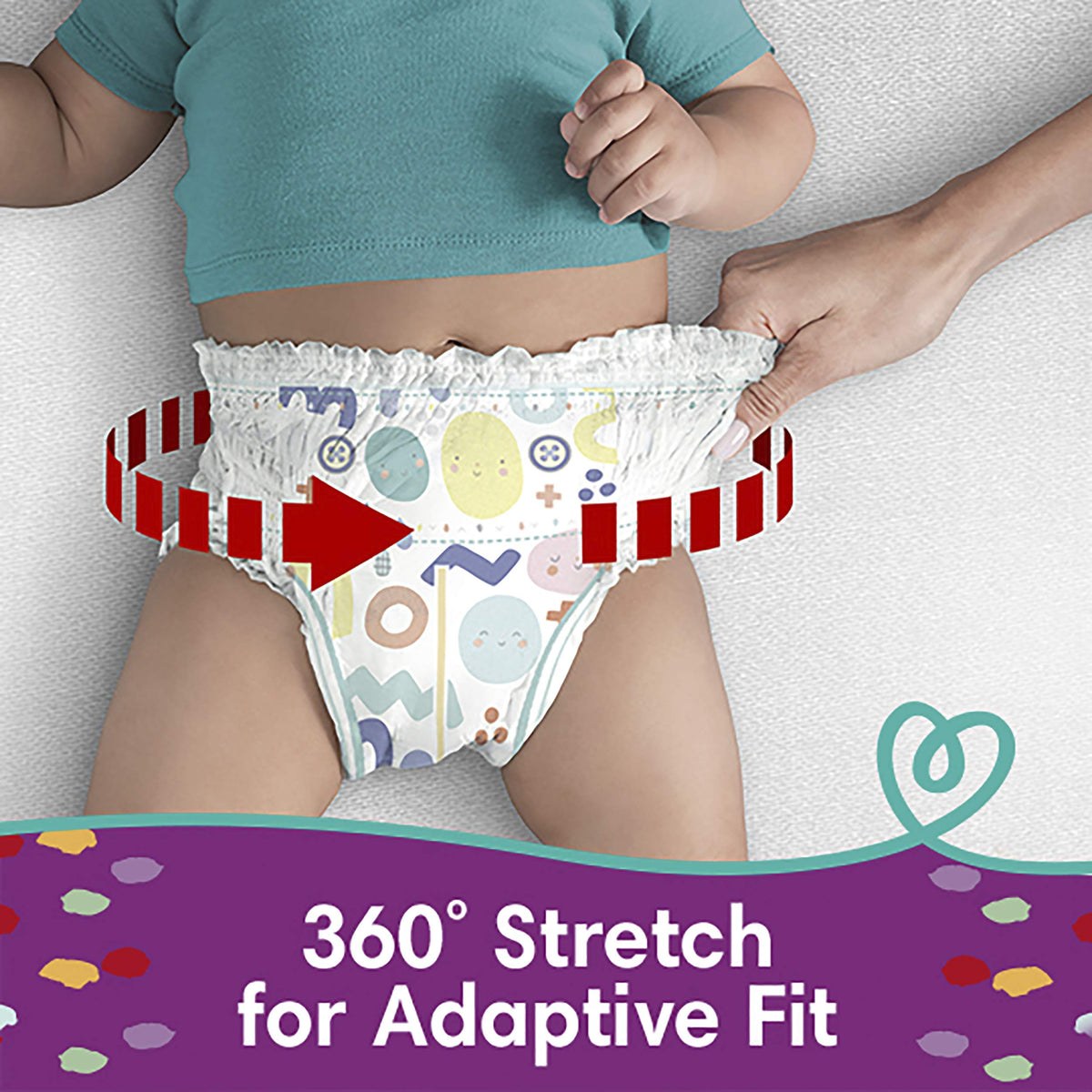 Pampers Cruisers 360˚ Fit Diapers, Size 5, 90 Count
