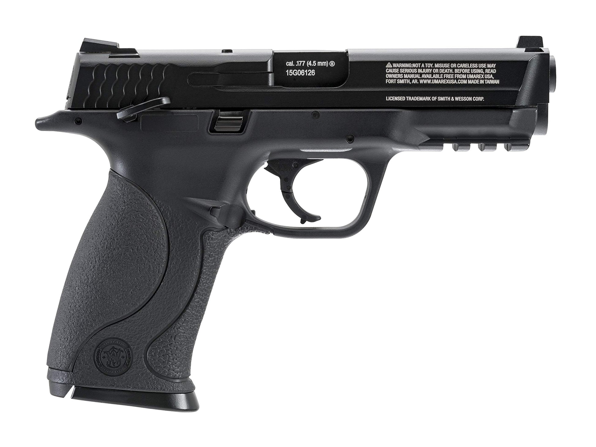 Smith & Wesson M&P 40 .177 Caliber BB Gun Air Pistol, Black, Blowback Action