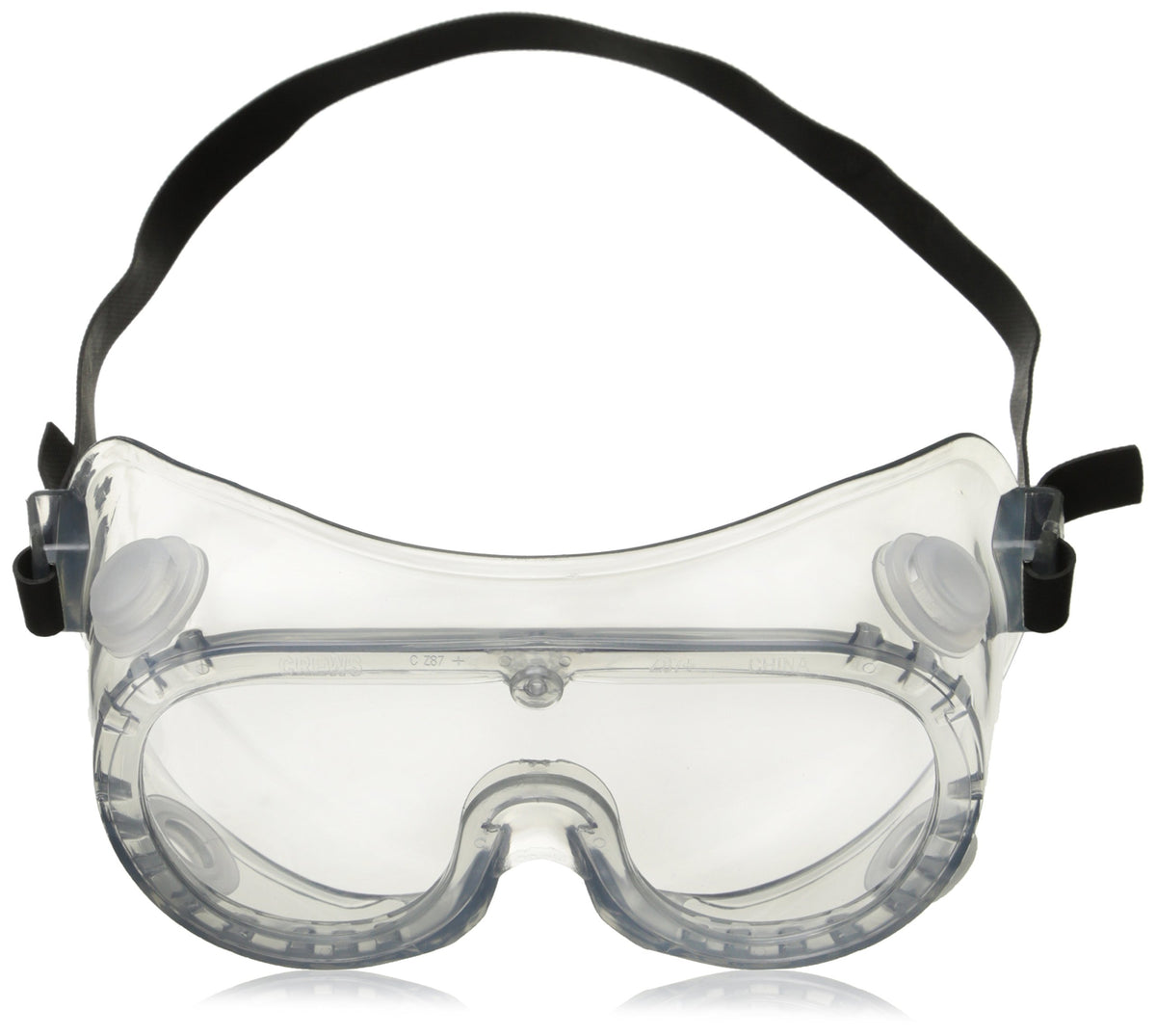 Crews 2230R Chemical Splash Goggle w/ Indirect Ventilation and Adjustable Strap, Clear
