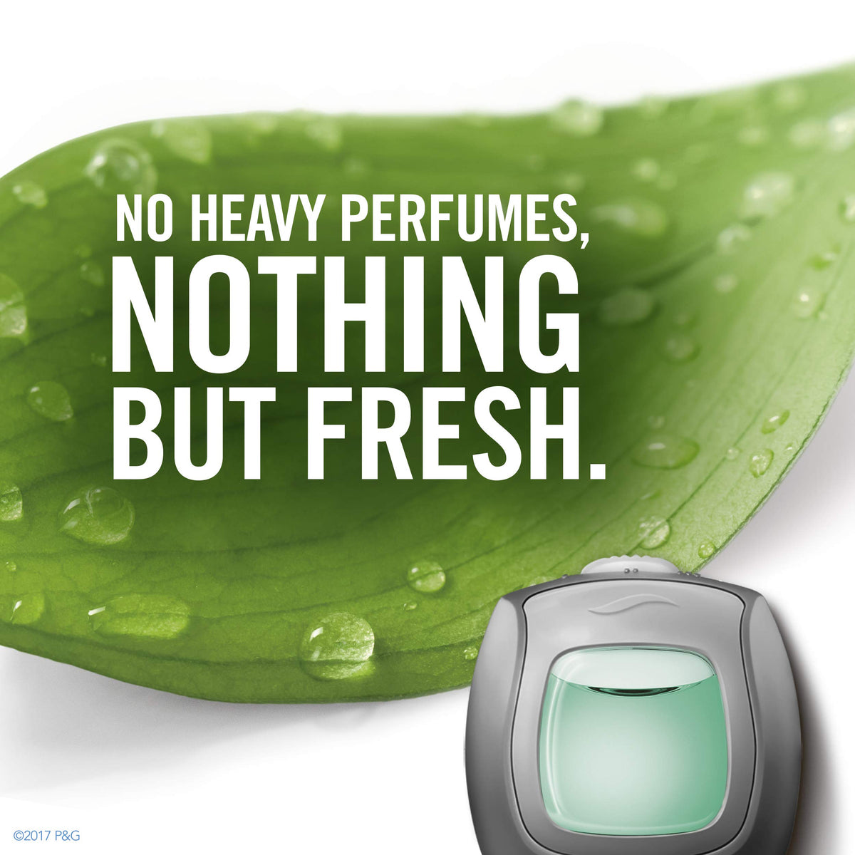 Febreze One Bamboo Car Air Freshener Vent Clip - 1ct