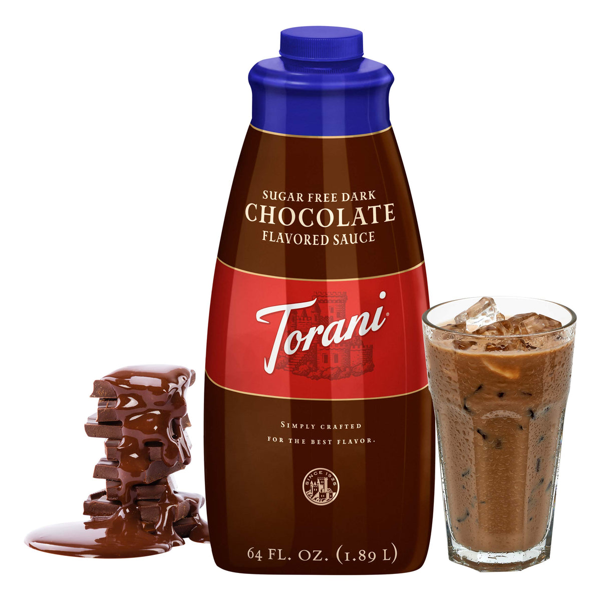 SUGER FREE DARK CHOCOLATE SAUCE 64 OZ.
