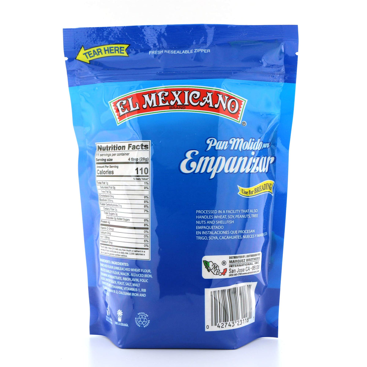 El Mexicano Bread Crumbs 11oz (Non-Flavored)(4 pack)