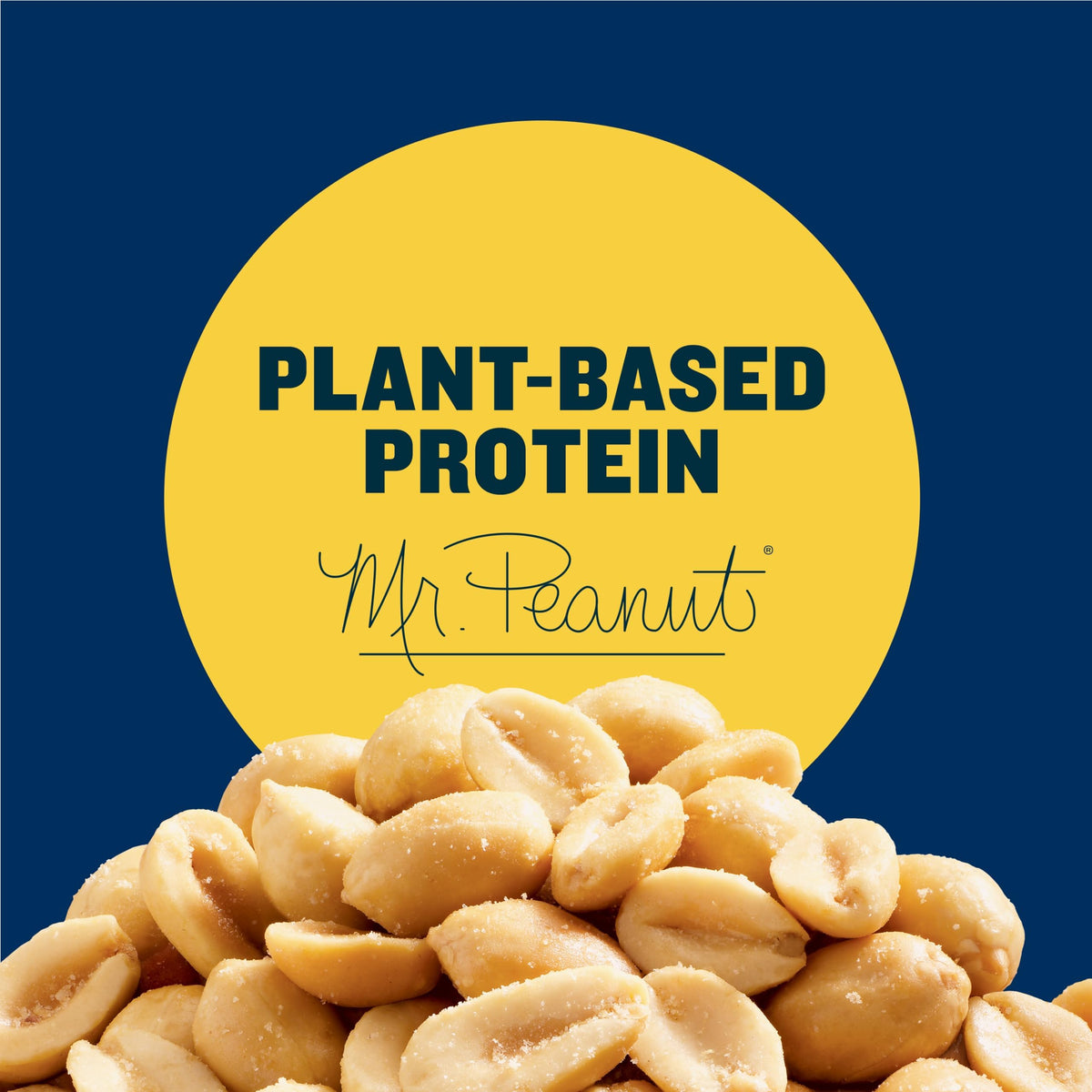 PLANTERS Sea Salt & Vinegar Peanuts (8 ct Pack, 6 oz Canisters)