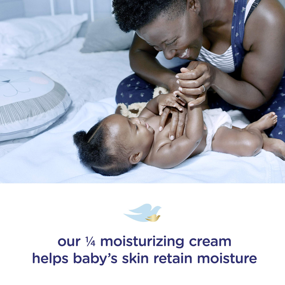 Baby Dove, Soap Bar Baby's Delicate Skin Rich Moisture, Skin Care Made With 14 Moisturizing Cream 3.17 oz Packaging May Vary, Hypoallergenic, 152.16 oz (Pack of 48)