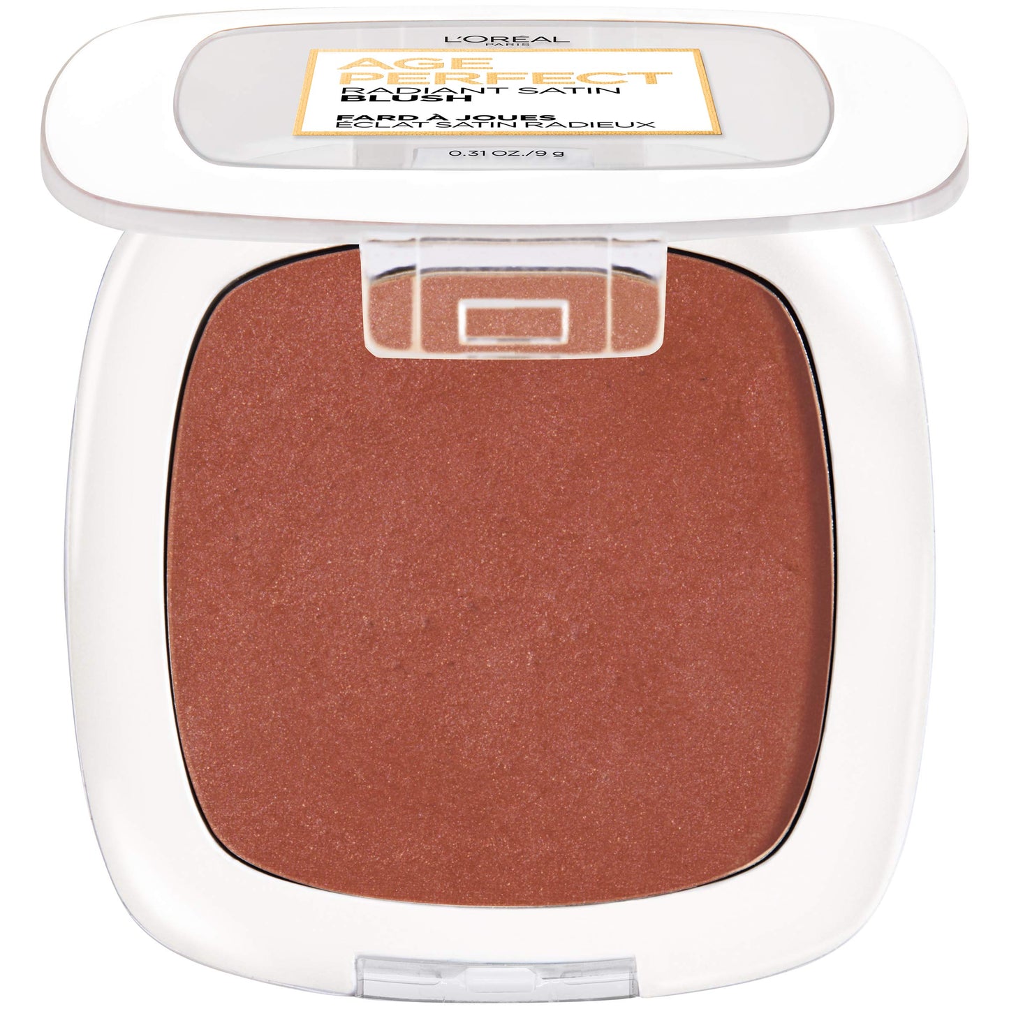 Lâ€™OrÃ©al Paris Age Perfect Radiant Satin Blush with Camellia Oil, Amber