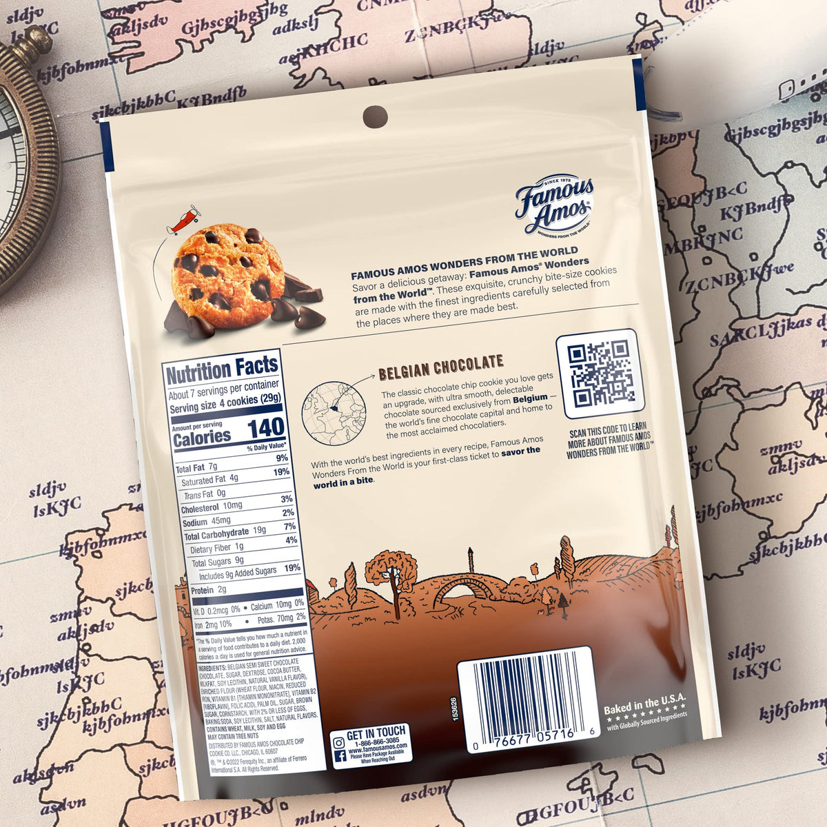 Famous Amos, Belgian Chocolate, 7 Ounce