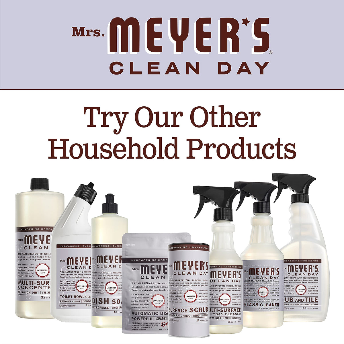 MRS. MEYER'S CLEAN DAY Automatic Dishwasher Pods, Lavender, 20 Count