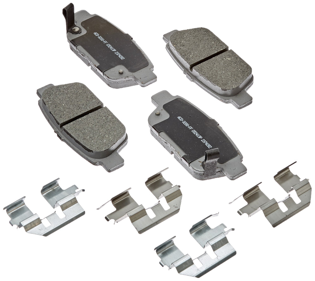 ACDelco Silver 14D1103CH Ceramic Rear Disc Brake Pad Set