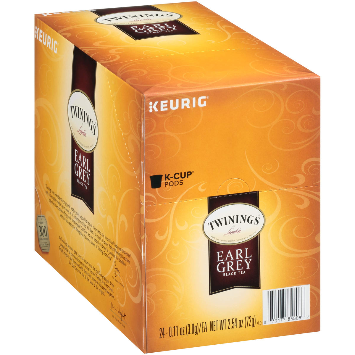 Twinings Earl Grey Tea K-Cups, 24 Count