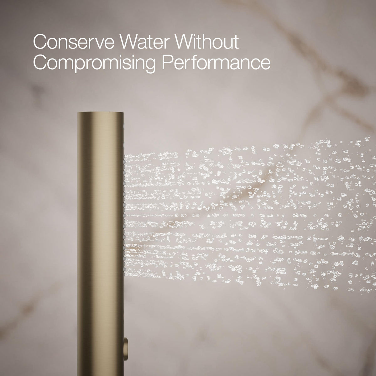 Kohler 21335-G-BV Shift®+ Round two-function handshower, 1.75 gpm, Vibrant Brushed Bronze