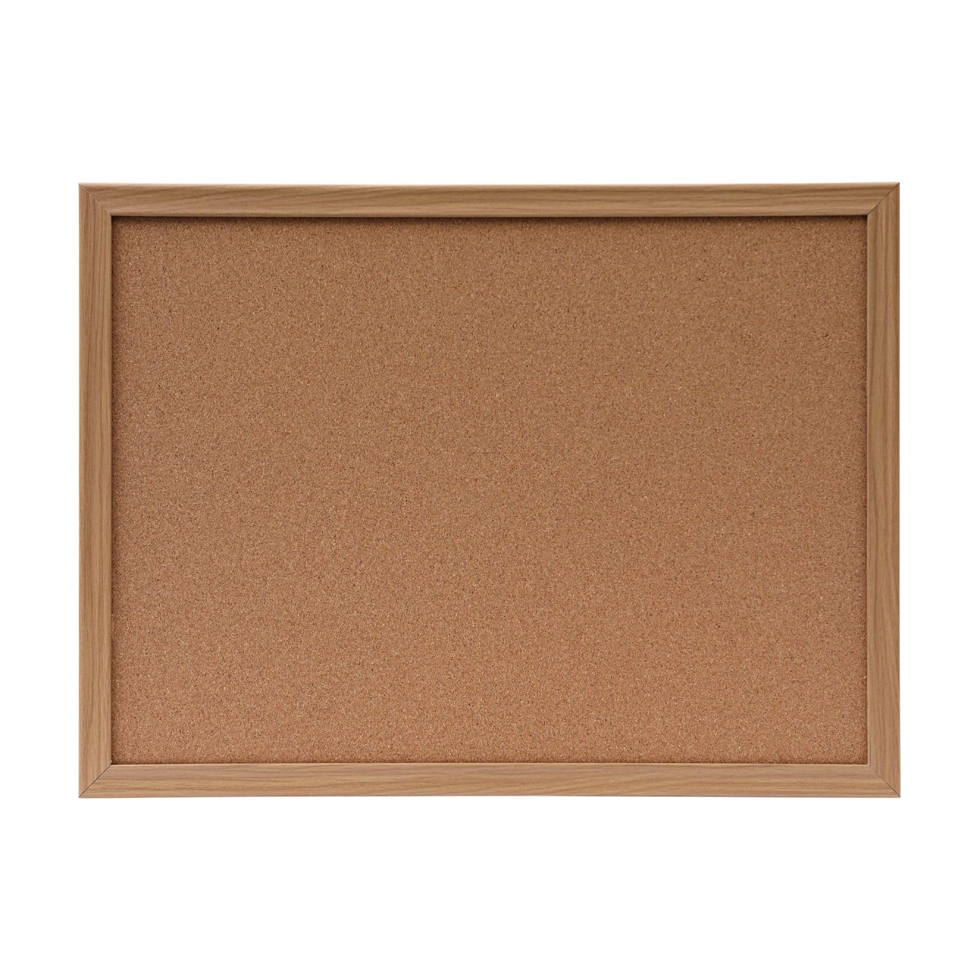 Universal 43602-UNV 24 in. x 18 in. Cork Board with Oak Style Frame - Tan Surface