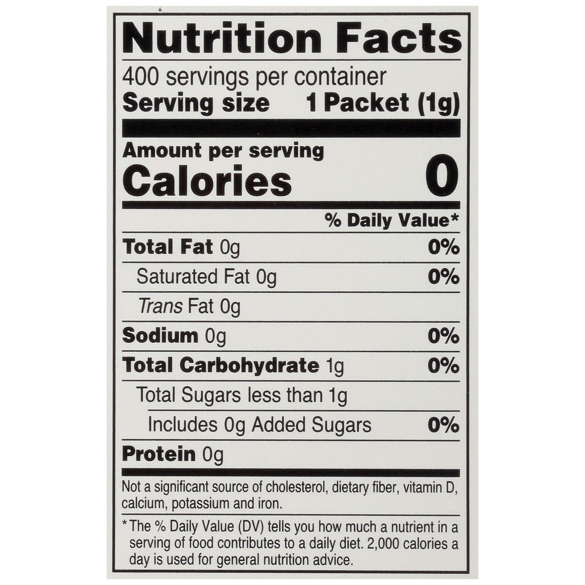 Community Coffee Pink Sweetener Packets, 1600 Count, 400 Count (Pack of 4)