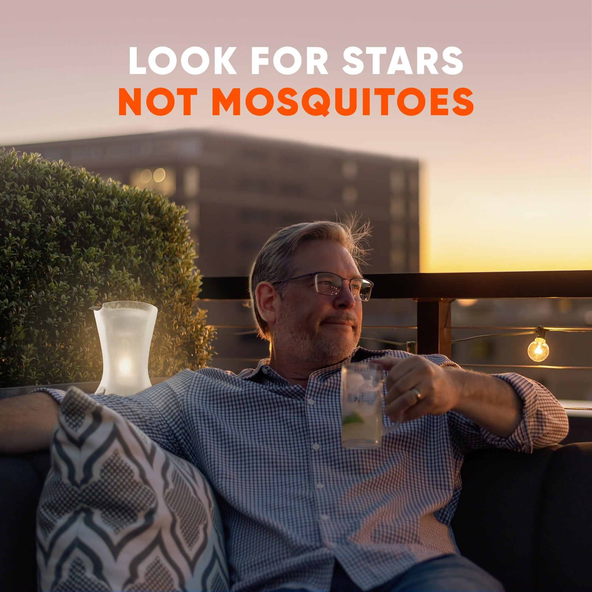 OFF! Refillable Mosquito Lamp, Repels Mosquitoes up to 10 x 10 feet, Protection for up to 6 Hours, 1 Count